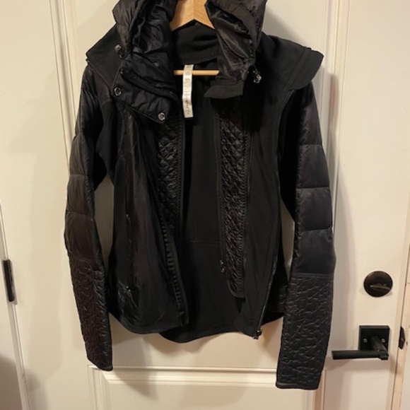 LULULEMON FLEECE JACKET WITH REMOVABLE HOOD - Picture 1 of 4